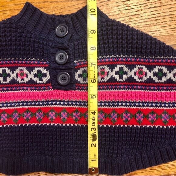 OshKosh Knit Sweater Capelet Size 12m - Picture 7 of 8